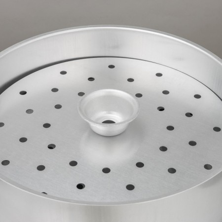 Aluminum moth Scovo, 15 l, d = 34 cm, 4 disks, metal cover-2