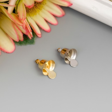 Set of decor for creativity Metal "Bells-mini gold/silver" d = 0.8 cm set 25 pcs-2