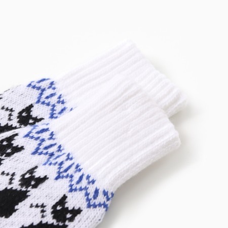 Women's socks "cat", blue color, rr 25-27-1
