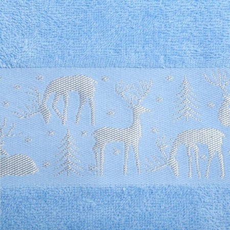 New Year's towel Taurus "Deer" 30x60 cm, 100% cotton, 360g/m2-2