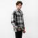 Male shirt in MIST cage, size 46, black/white