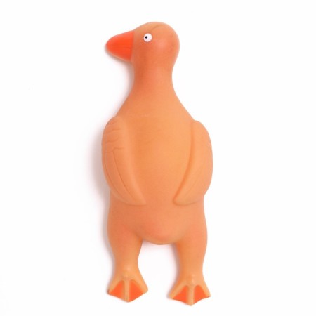 Toy squirrel "Big duck" for dogs, 18 cm-1