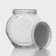 Bank for bulk products Bella, 1.7 l, with a white plastic lid