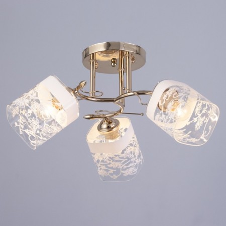 Octava chandelier 3x60W E27 gold-1