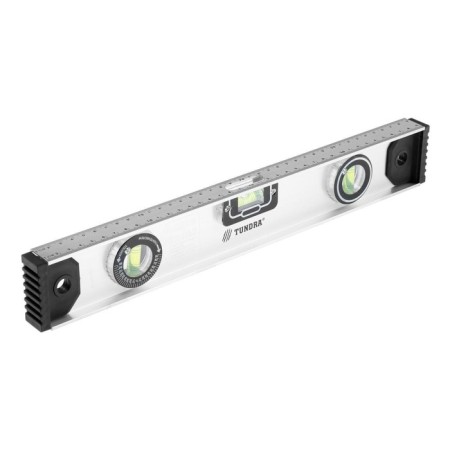 Aluminum tundra level "Rail", 3 eyes (1 rotary), 400 mm-1