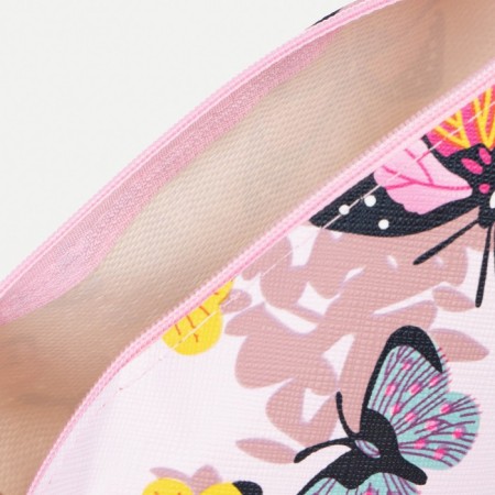Lightning cosmetic bag, pink color-2