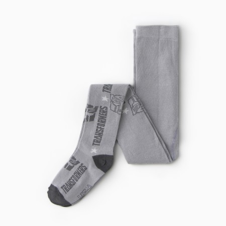Children's tights "Transformers", height 98-104 cm, color gray color