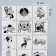 Tattoo on the body Black "Journey" set of 12 pcs 6x6 cm