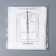 Close for clothes, 80 × 60 cm, Peva, white color