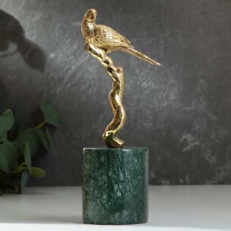 Figurine "bird" marble brass 22 x 9 x 30 cm-6