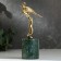 Figurine "bird" marble brass 22 x 9 x 30 cm