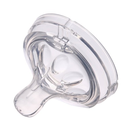 Nipple on a bottle, from 3 months, anti -brolled, wide throat Ø50 mm., Average stream-3