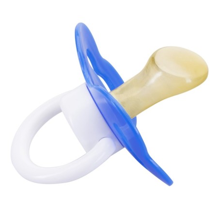 Latex orthodontic dummy, with a clothespin, from 3 months., Mix color-20