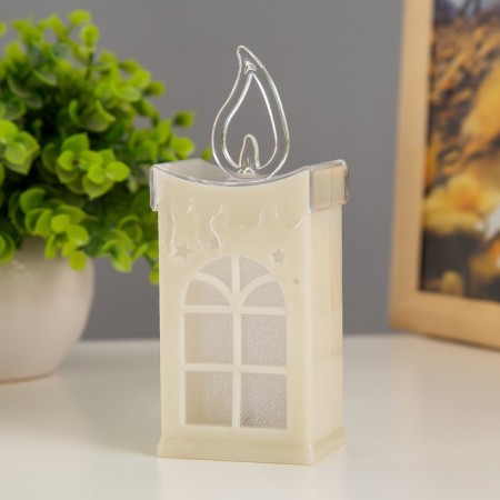 Nightmare "Snow House" LED from batteries 3xlr1130 white 5x4x13 cm Risalux