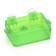 NomoyPet feeder for a terrarium on suction cups, 10 x 4 x 7.5 cm, green