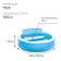 Inflatable pool with a headrest, 229 x 218 x 79 cm, from 3 years old, 57190np intex