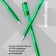 G-tone gel pen, node 0.5 mm, green ink, letter line length 500 meters