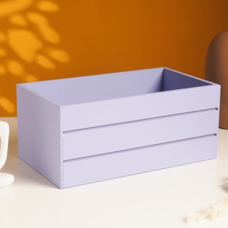Wooden Kashpo 25x14x11 cm lavender