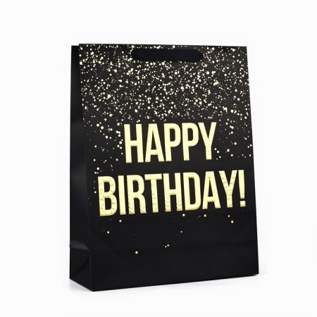 Packet Laminated Vertical Happy Birthday, L 31 x 40 x 11.5 cm