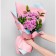 Flower film Packing powder bilateral "Pink+Blue", 50 μm, 0.5 x 9 m