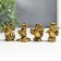 Souvenir Polystone for bronze "Scientific owls" set of 4 pcs 3.8x1.5x3 cm