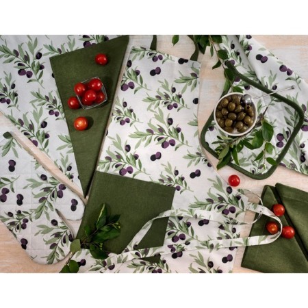 Black Olives tablespoon, size 40x140 cm, green color-1