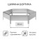 Galvanized flowerbed, d = 80 cm, h = 15 cm, Greengo