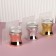 Stamping set, 3 objects: a stamp with a lid, 2 scraper-lukes, color mix