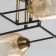 Tres chandelier, size 72x20x100 cm, 360W 6xe27 IP 20