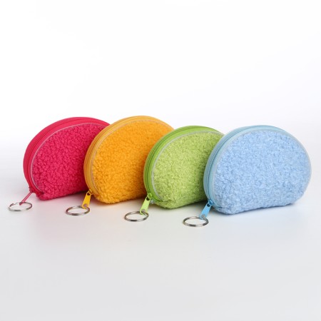 Women's wallet with zipper, color mix-1