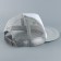 Women's cap with Simply grid, gray color, rr 56