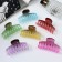 Hair crab "Frida" straight matte, 7 cm, mix