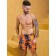 Male ISee shorts, size 50, orange color