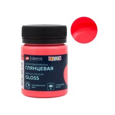 Acrylic glossy paint 50 ml, ZHK Decola, watermelon, 2928390