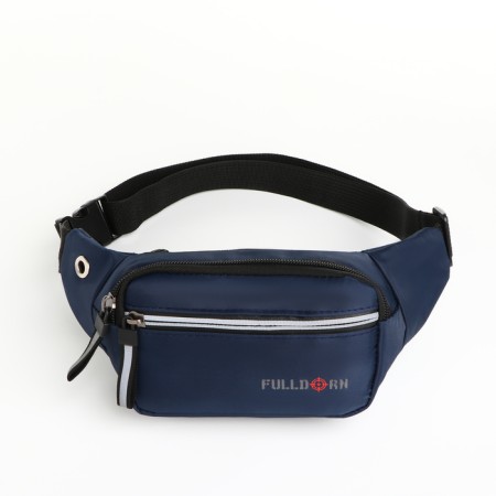 Board belt on a zipper, 2 outer pockets, blue color-1