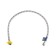 Flexible eyeliner for water zein, 1/2 ", tuzer nut, 80 cm, with a key for installation