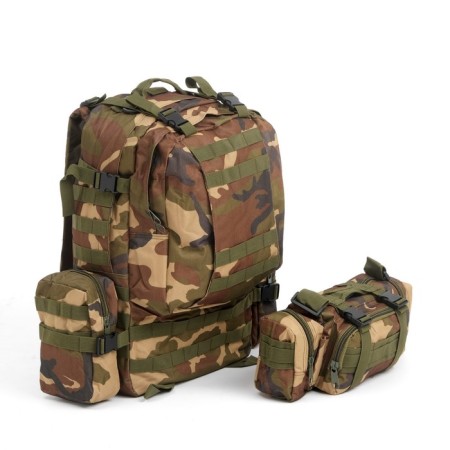 Tactical backpack "Storm Tactic" male, 50 l, oxford, camouflage Woodland-2