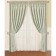 Lolita curtains, size 260x275 cm - 2 pcs, emerald color