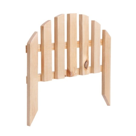 Decorative fence, 28 × 50 cm, 1 section, wood, Greengo-7