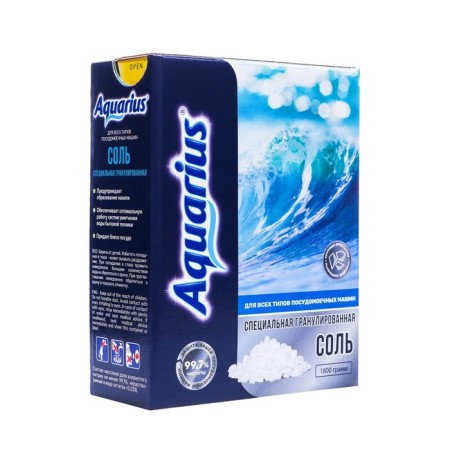 Salt for dishwashers "Aquarius" granular 1800