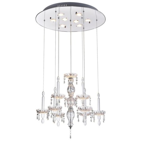 Suspended lamp 8x35W GU4, size 65x65x150 cm