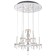 Suspended lamp 8x35W GU4, size 65x65x150 cm
