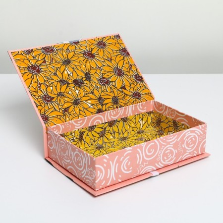 Box - book, gift packaging, “time to create”, 20 x 12.5 x 5 cm-2