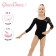 Grace dance gym swimsuit, with a sleeve 3/4, p. 38, black color