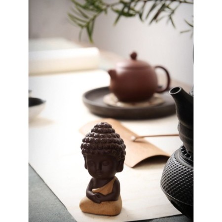 Figure "Curly Buddha" 5x9cm Mix