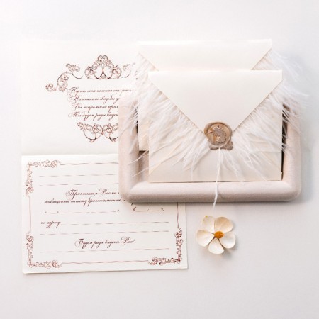 Steam for jewelry universal without plush inserts, phlock, 12 × 20 × 1.8 cm, beige color-3