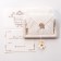 Steam for jewelry universal without plush inserts, phlock, 12 × 20 × 1.8 cm, beige color