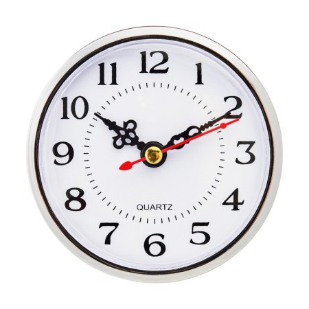 Offing clock, smooth move, d-9 cm, 1AA-2