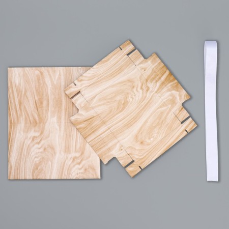 Folding box "Wood", 14 x 23 cm-6