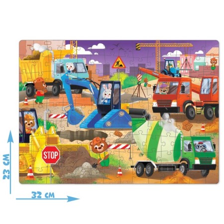 Puzzle "Big Construction", 104 elements-1